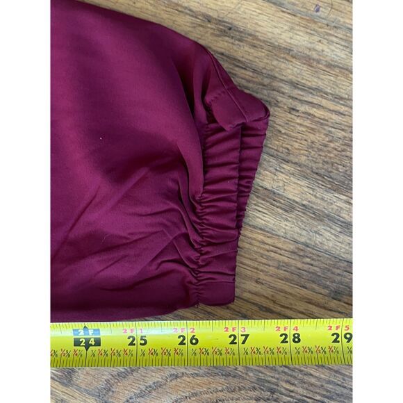 NWT Darc Sports Maroon Symbols Cropped Track Sweat Pants Mens Size Medium - Picture 11 of 11